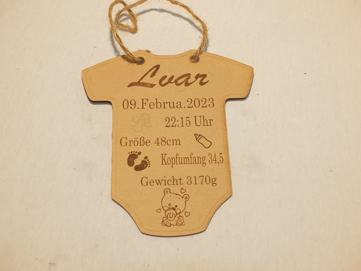 Baby Geburtstafel