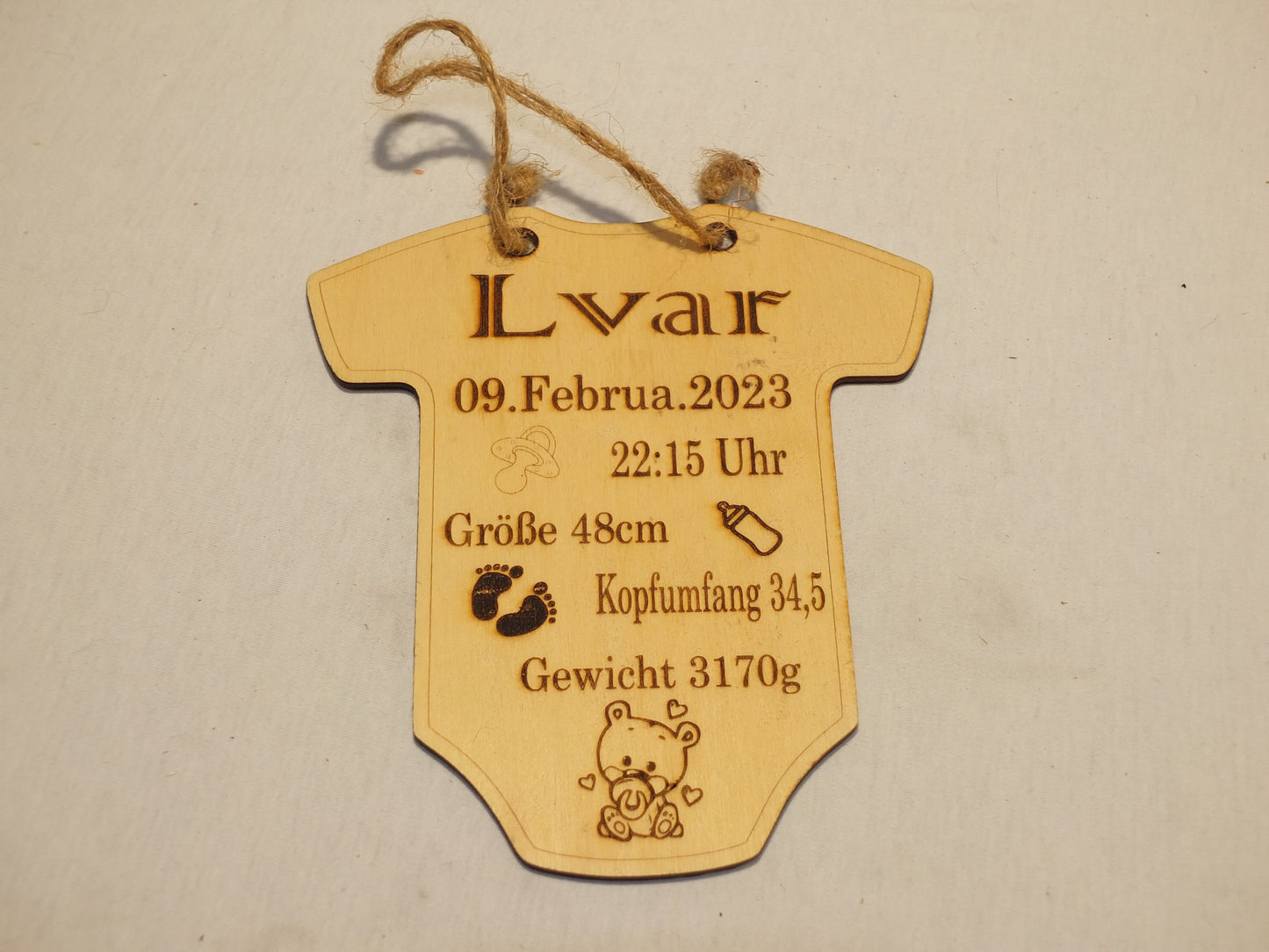 Baby Geburtstafel