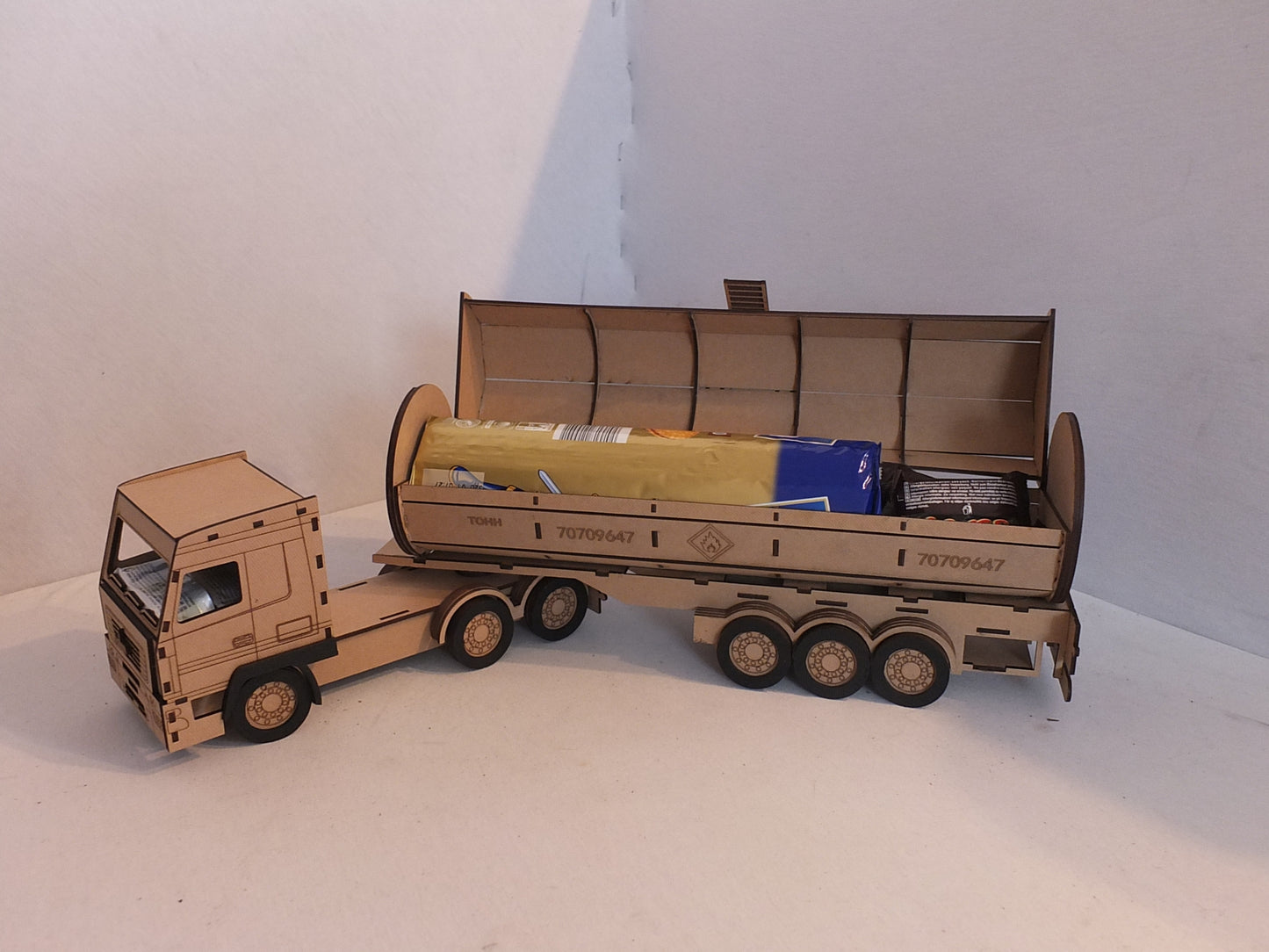 LKW Mit Anhänger