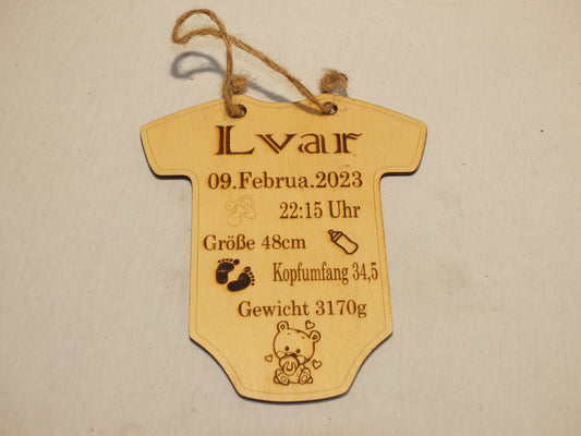 Baby Geburtstafel